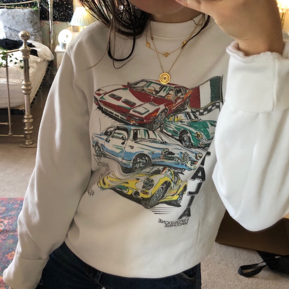 Brandy Melville Italia Cars Sweatshirt